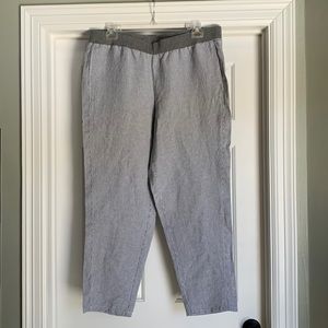 JJill Striped Linen Pants